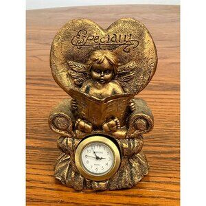 Avon‎ Angel/Cherub Quartz Clock Vintage